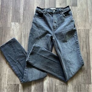 Abercrombie & Fitch 90s Ultra High Rise Split Hem Jeans Size: 24L